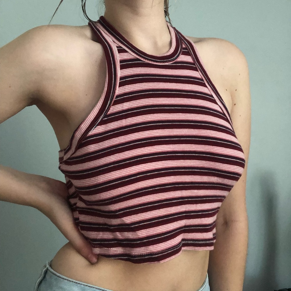 Striped Crop Top